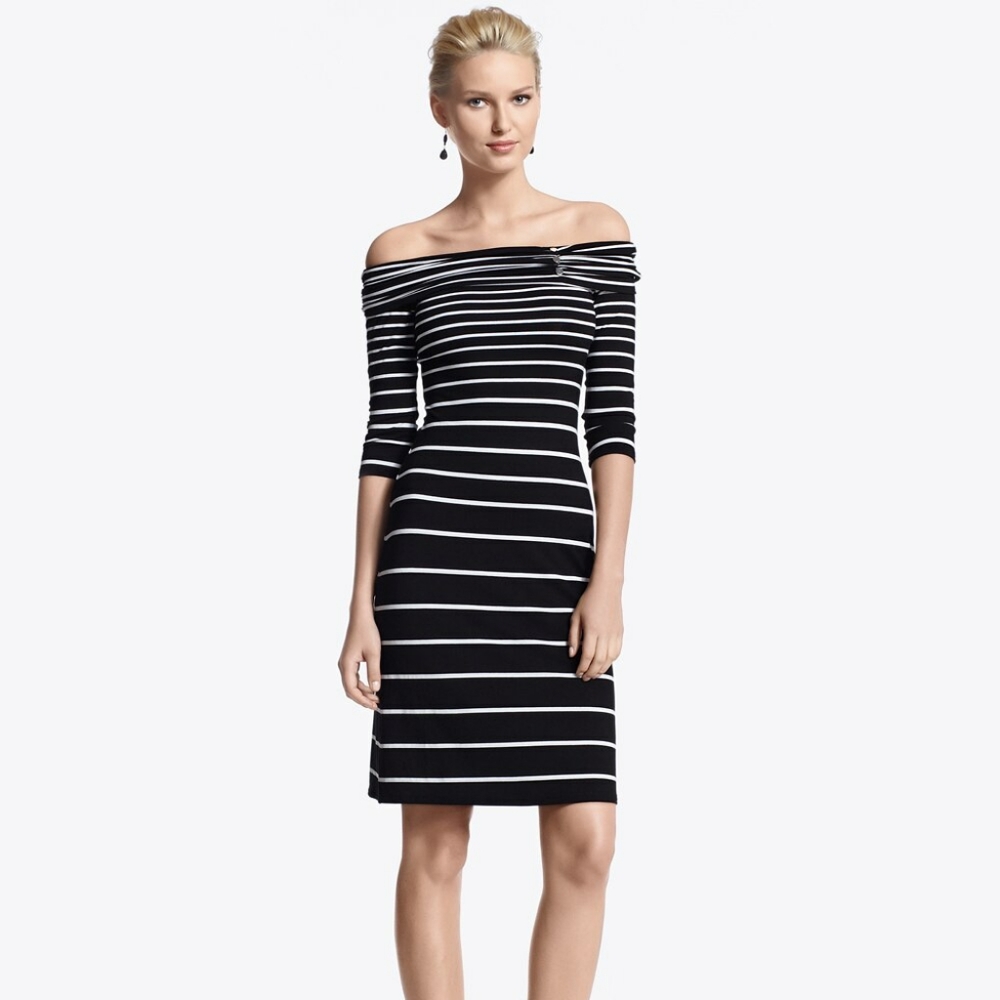 Whbm off the shoulder dress